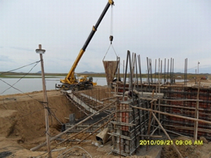 四公司百日鏖战金沙河